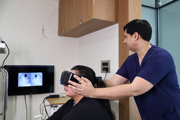 Videonystagmography (VNG) Test Facility